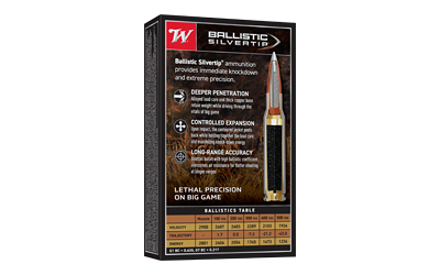 Winchester Ballistic Silvertip Rifle Ammunition .30-06 Sprg 150 gr. PT 2900 fps 20/ct - Image 2
