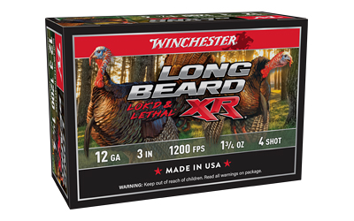 Winchester Long Beard XR turkey hunting ammunition box.