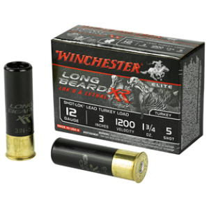 Winchester Long Beard XR Shotshells 12 ga 3" 1-3/4 oz #5 1200 fps 10/ct