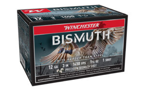Winchester Bismuth 12-gauge shotgun shells box