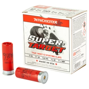 Winchester Super-Target shotgun shells and box