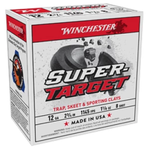 Winchester Super Target 12 gauge ammunition box USA