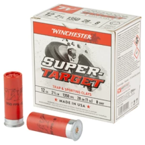 Winchester Super-Target shotgun shells and box