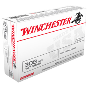 WIN USA TRGT 308WIN 147GR FMJ 20/200