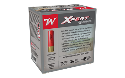 Xpert Winchester shotgun shells box, waterfowl hunting ammunition.