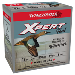 Winchester Xpert Teal 12-gauge ammunition box