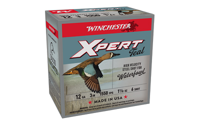 Winchester Xpert Teal 12-gauge ammunition box
