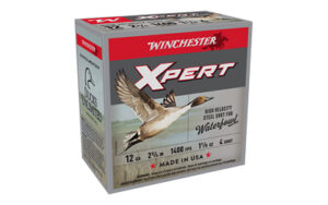 Winchester Xpert High-Velocity Steel Shotshells 12 ga 2-3/4" 1-1/8 oz 1400 fps #4 25/ct