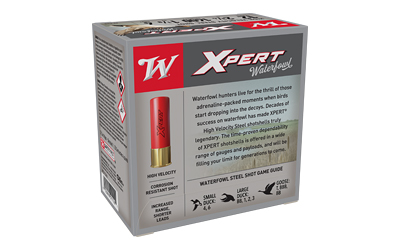 Winchester Xpert High-Velocity Steel Shotshells 12 ga 2-3/4" 1-1/8 oz 1400 fps #4 25/ct - Image 2
