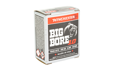 Winchester Big Bore Handgun Ammunition 10mm Auto 200 gr. SJHP 1175 fps 20/ct - Image 2