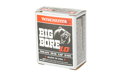 Winchester Big Bore Handgun Ammunition 10mm Auto 200 gr. SJHP 1175 fps 20/ct - Image 3