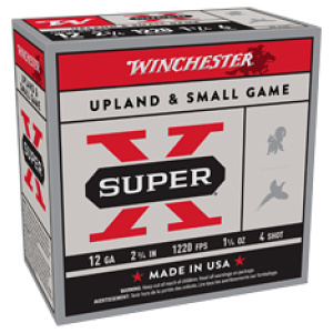 Winchester Super X Upland 12-gauge shotgun shells box
