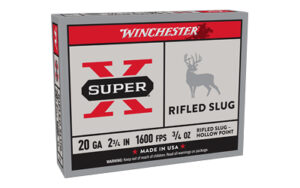 Winchester Super-X 20 gauge rifled slug box