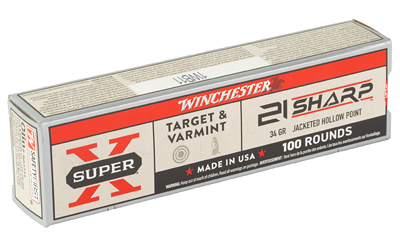 Winchester 21 Super X ammo box, 100 rounds.