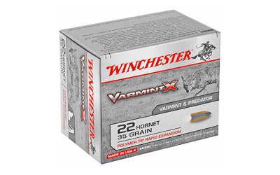 Winchester Varmint X .22 Hornet ammo box