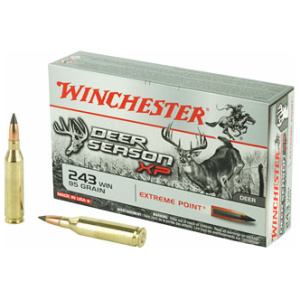 Winchester Deer Season XP 243 Win ammunition box