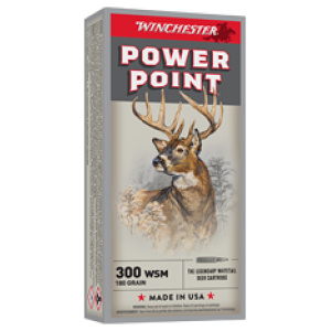Winchester Power-Point 300 WSM ammunition box