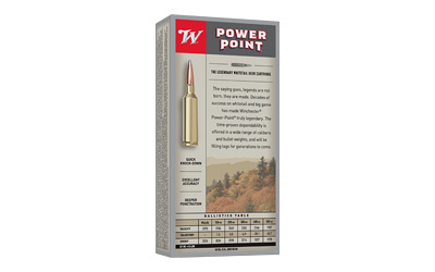 Winchester Power-Point rifle ammunition box