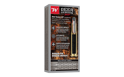 Winchester Deer Season XP ammunition box