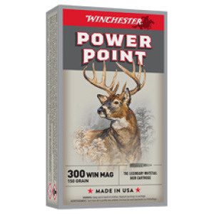 Winchester Power-Point 300 Win Mag ammunition box