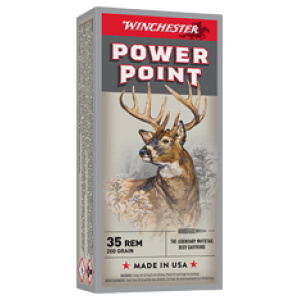 Winchester Power-Point 35 Rem ammunition box