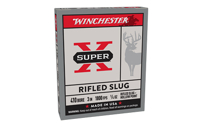 Winchester Super X .410 bore rifled slug box