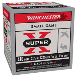 Winchester Super X small game ammunition box.