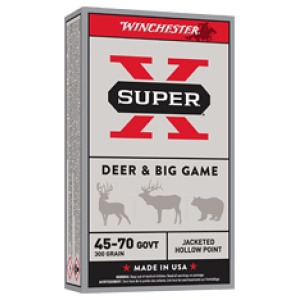 Winchester Super-X 45-70 Gov't ammunition box