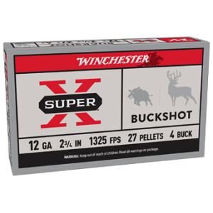 WIN SUPERX 12GA 2.75 #4BK 27PL 5/250