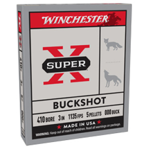 Winchester Super-X Buckshot ammunition box