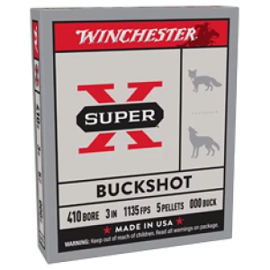 Winchester Super-X Buckshot ammunition box