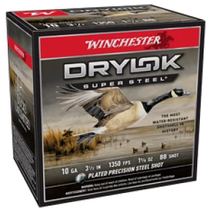 WINCHESTER DRYLOK 10GA 3.5" - 1-5/8OZ BB 1350FPS 25RD 10BX/C