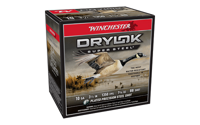 WINCHESTER DRYLOK 10GA 3.5" - 1-5/8OZ BB 1350FPS 25RD 10BX/C