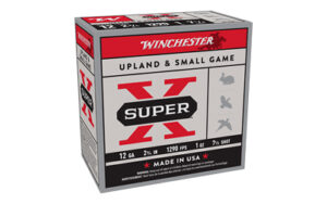 Winchester Super-X Upland 12-gauge shotgun shells box