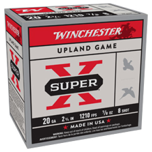 Winchester Super-X Upland Game ammunition box