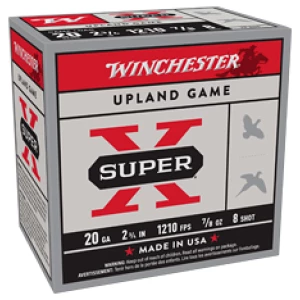 Winchester Super-X Upland Game ammunition box
