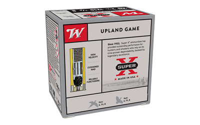 Upland Game ammunition box, high velocity, Super X.