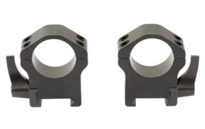 WARNE MAXIMA 1" HRZ QD HI RINGS BLK