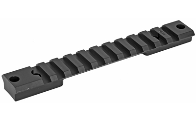 Black metal Picatinny rail mount