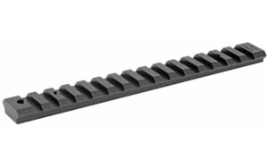 Black Picatinny rail mounting base