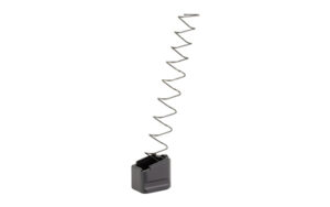 Small black radio with zigzag antenna