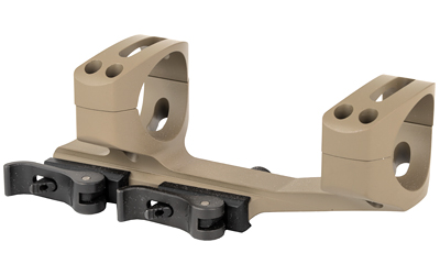 Tan one-piece scope mount with quick-release levers