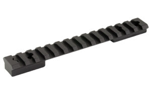 Black Picatinny rail mount base