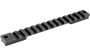 Black Picatinny rail scope mount base