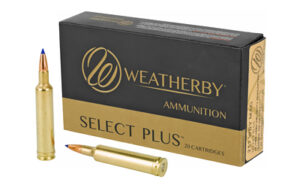 Weatherby Select Plus ammunition box with cartridges