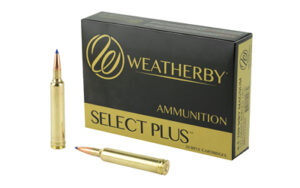 Weatherby Select Plus ammunition box and cartridges