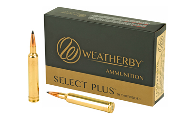 Weatherby Select Plus ammunition box and cartridges