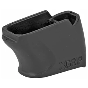 Black firearm magazine grip extension XGRIP