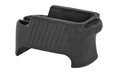 Black plastic rifle magazine holder accessory