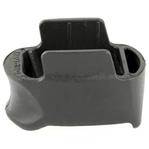 Black plastic firearm magazine speed loader